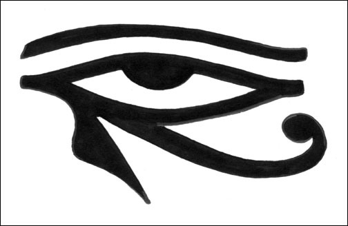eye of horus pyramid. scarabs and pyramids